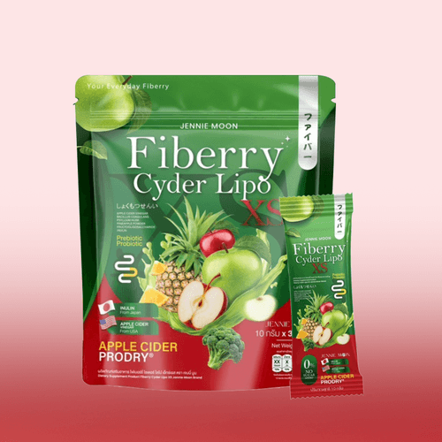 Dietary Supplement Product Fiberry Apple Cider Vinegar Lipo XS Jennie Moon Brand