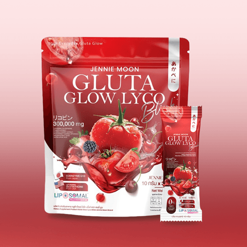 Dietary Supplement Product Gluta Glow Lyco Blink Jennie Moon Brand